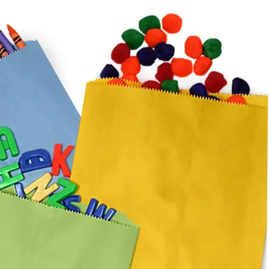 Colored Paper Merchandise Bags 12" x 15" Black {7}