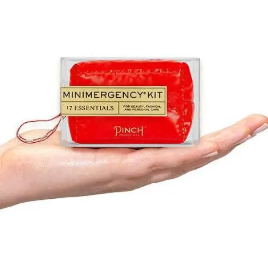 RED PUFFER MINI EMERGENCY KIT {3}