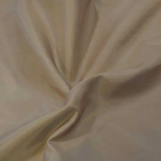 Premium 60" Wide Polyester Woven Taffeta Lining Fabric for Apparel Light Gold {5}