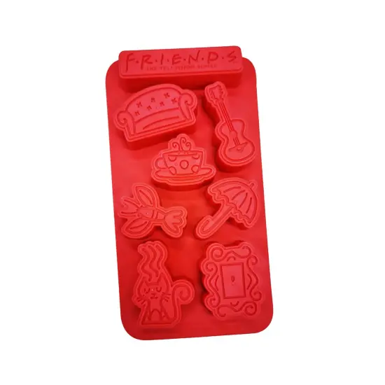 FRIENDS Icons Silicone Ice Cube Tray {1}