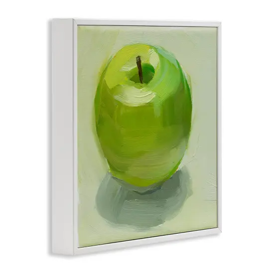 Stupell Industries Juicy Green Apple Framed Giclee Wall Art Design by Jenny Westenhofer {3}