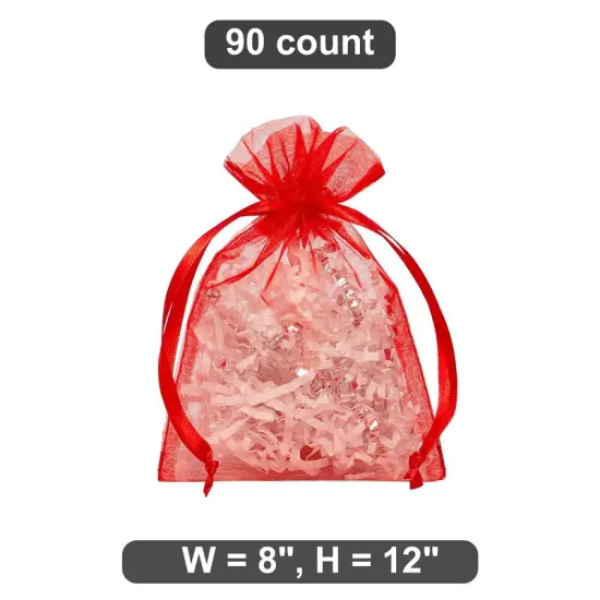 8" x 12" Organza Bag Perfect for Large Party Favorss {1}