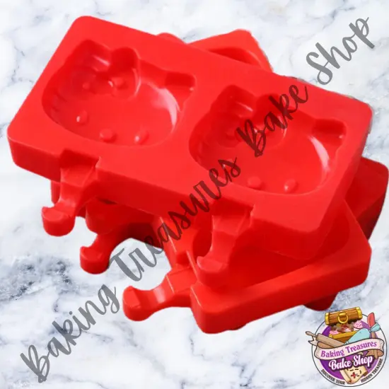 Cute Cat Popsicle Silicone Mold {3}