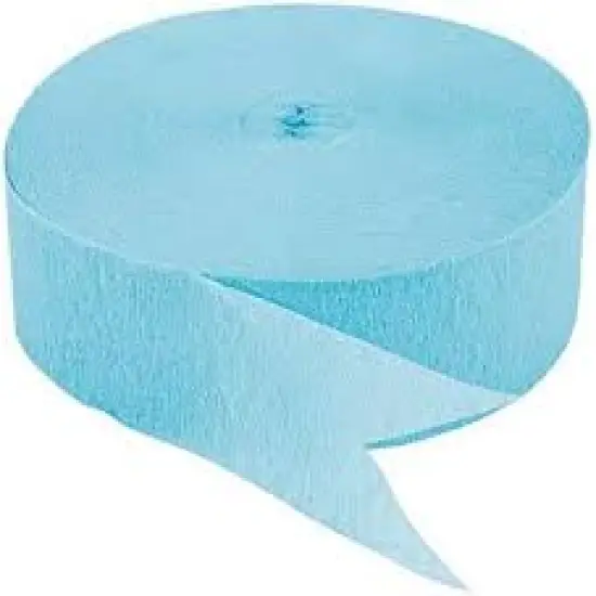 81' Crepe Streamer - Ice Blue {1}