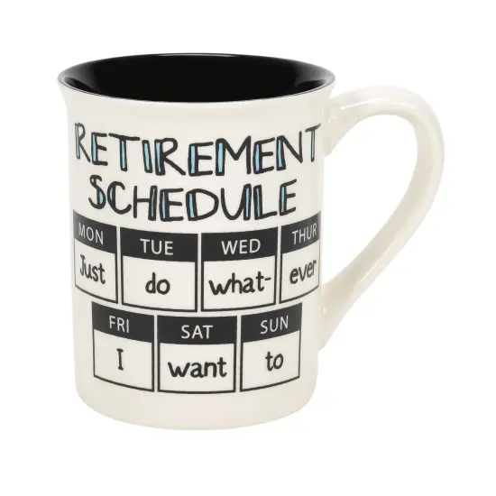Enesco Our Name Is Mud Retirement Calendar Mug {1}