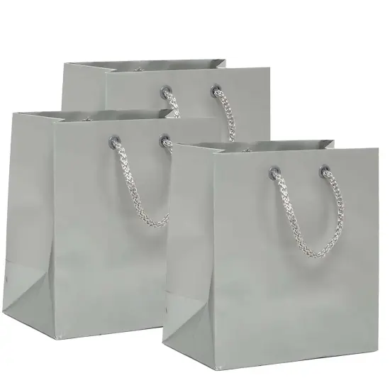 Chic and Spacious Matte Euro Tote 8" x 4" x 10" {2}