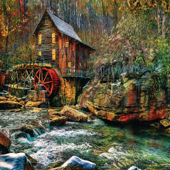 Old Mill 1000-Piece Puzzle {2}