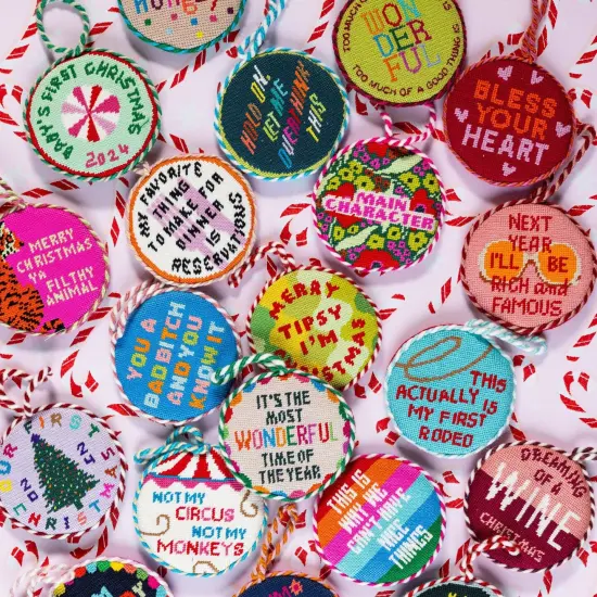 IT'S ME NEEDLEPOINT ORNAMENT {2}