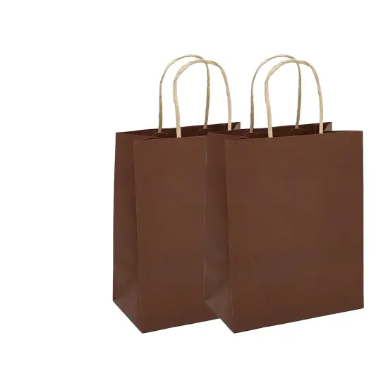 Extensive Kraft Tinted Shopping Bag 8" x 5" x 10.25" {5}