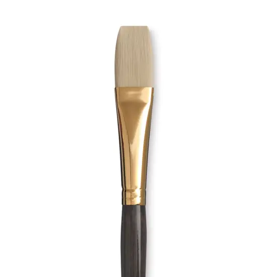 Princeton Series 6300 Dakota Synthetic Bristle Brush - Flat, Long Handle, Size 12 {1}