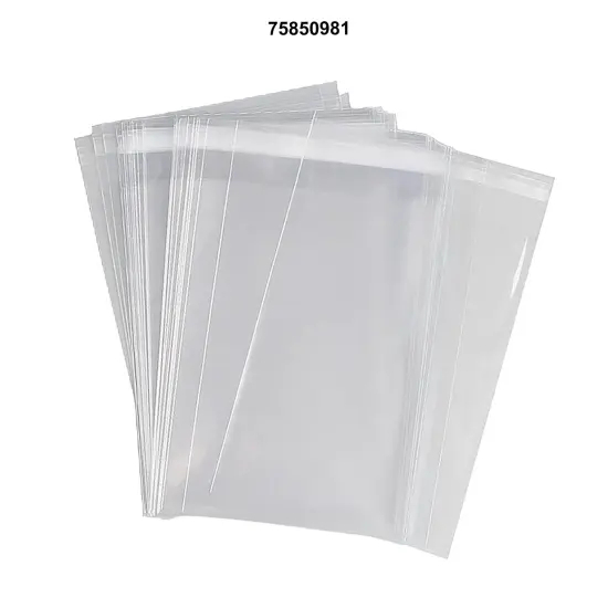 1.2 Mil Self-Sealing Poly Bags 12 1/2'' x 13'' with Lip {2}