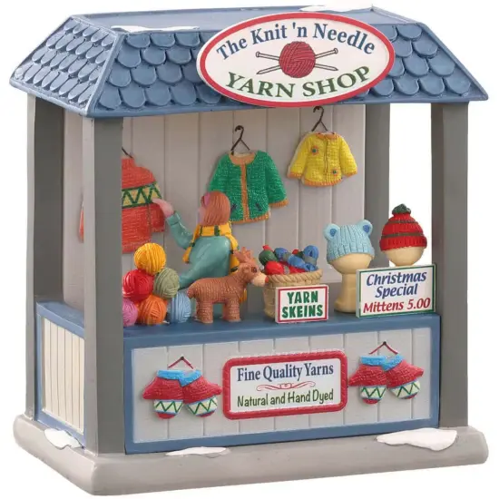 Lemax The Knit 'N Needle Yarn Shop {1}