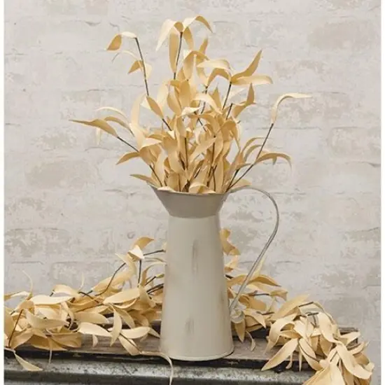 24" High Buttercup Herb Leaves Bush with Brown Paper-Wrapped Wire Stem {3}