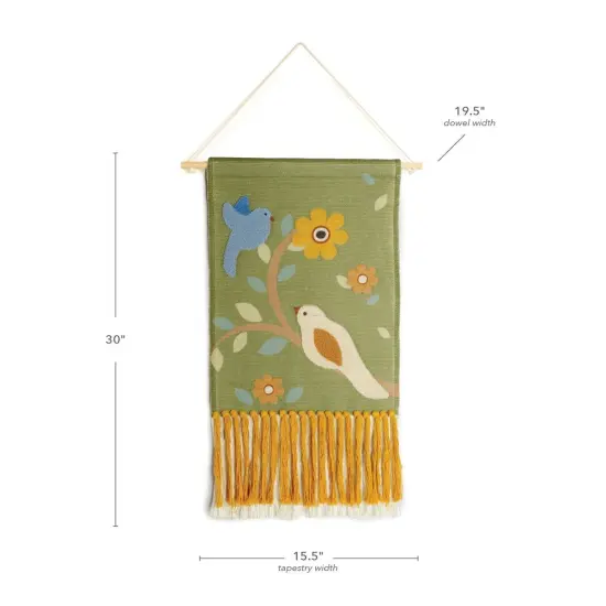 Kaplan Early Learning Company Bird Woven Tapestry {4}
