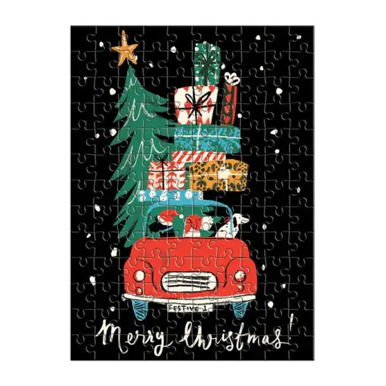 CHRISTMAS CAR PUZZLE ORNAMENT {3}