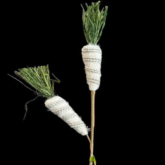 29'' Natural Foam Carrot Spray - Rustic Decor for Wreaths & Arrangements-63465BE {2}