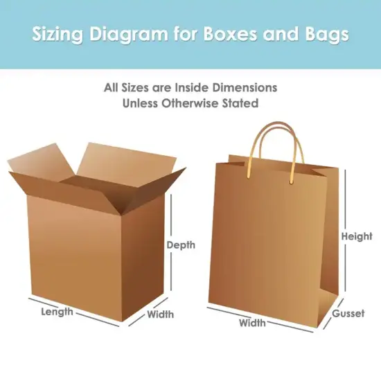 Colored Kraft Tote with Satin Handles 12" x 8" x 12" Black {6}