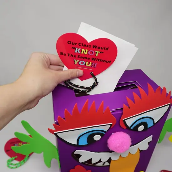 4E&rsquo;s Novelty DIY Monster Mailbox &ndash; Fun Valentine Day Monster Mailbox & Toy Mailbox for Kids {6}