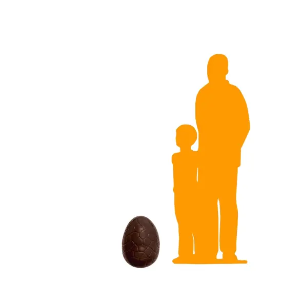 Crackle Chocolate Easter Egg Over Sized Statue {2}