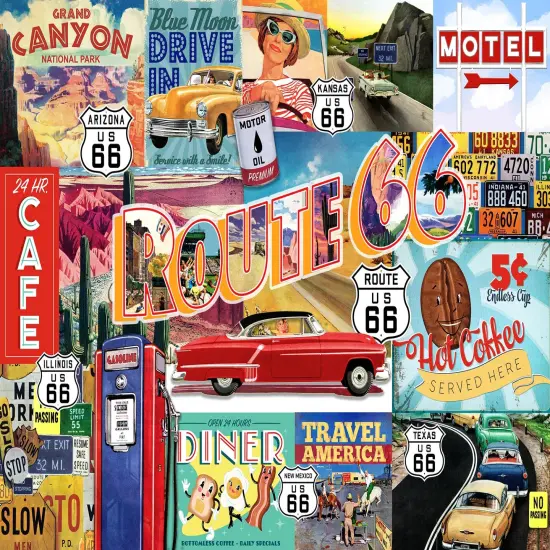 Route 66 1000-Piece Puzzle {2}