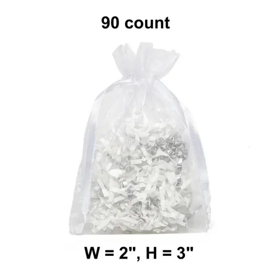 2" x 3" Organza Bag Ideal for Small Keepsakes {1}