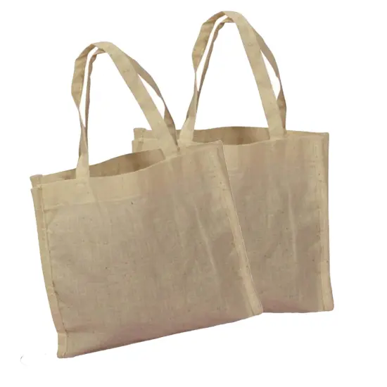 White Cotton Holders Large Bags 7'' &times; 2 3/4'' &times; 6'' Great for Gifts {1}