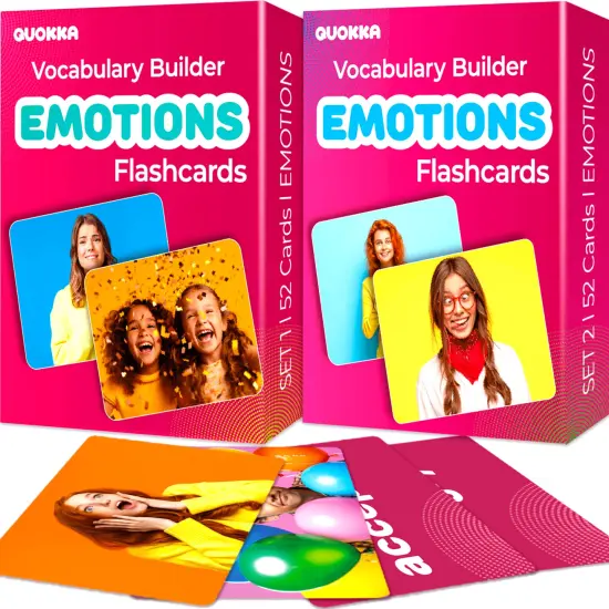 104 Emotions Flash Cards Set for Kids Speech Therapy {1}