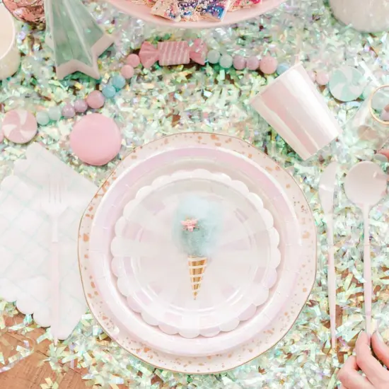 FANCY BLUSH PINK AND WHITE CUTLERY {3}