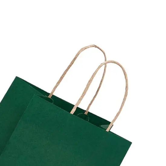 Compact Kraft Tinted Color Shopping Bag 6" x 3 1/4" x 8 3/8" {5}