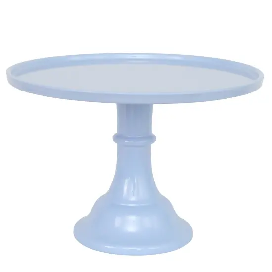 LARGE WEDGEWOOD BLUE MELAMINE CAKE STAND {1}