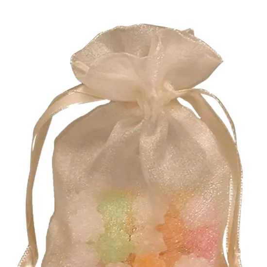Chic Crystallized Organza Pouch 3" x 4" {3}