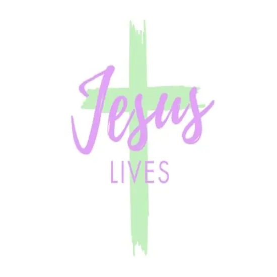 Jesus Lives Edible Icing Image for 1/4 sheet cake {1}