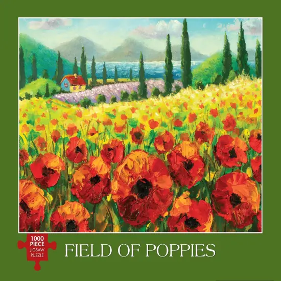 Field of Poppies 1000-Piece Puzzle {3}