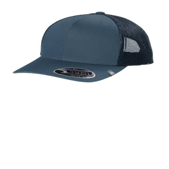 TravisMathew Cruz Trucker Cap Structured Mid Profile Flexfit 110 with Breathable Mesh Panels White {6}
