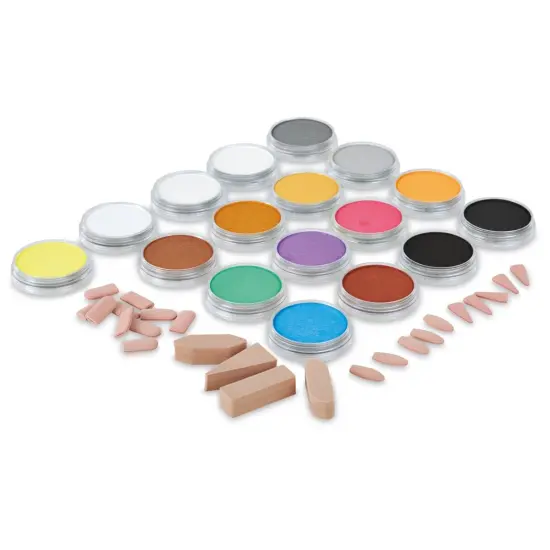 PanPastel Artists&rsquo; Painting Pastels Set - Metallic and Pearl Colors, Set of 17 {2}