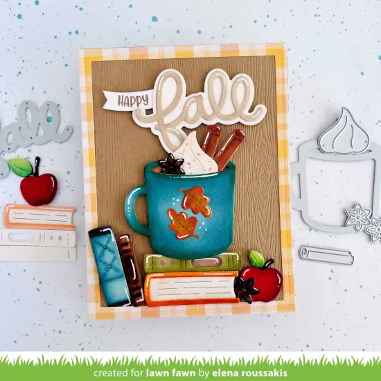 Lawn Cuts Custom Craft Dies-Scripty Fall {4}