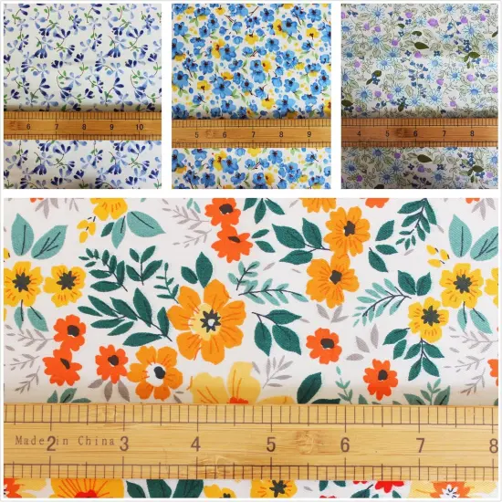 42-10" Quilting Cotton Fabric Bundles Printed Floral Craft Fabric Precut 100% Cotton {3}