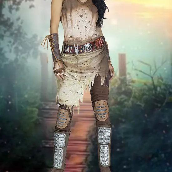 Apocalypse Survivor Outfit Warrior Costume for Post-Apocalyptic Theme {3}