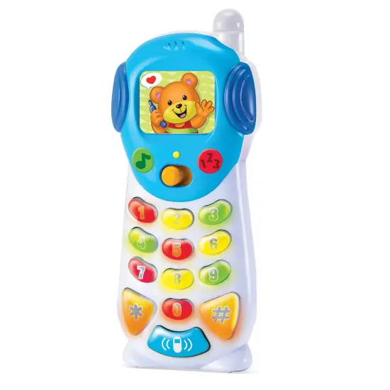 Collections Etc Light-Up Talking Musical Phone Children's Toy {1}