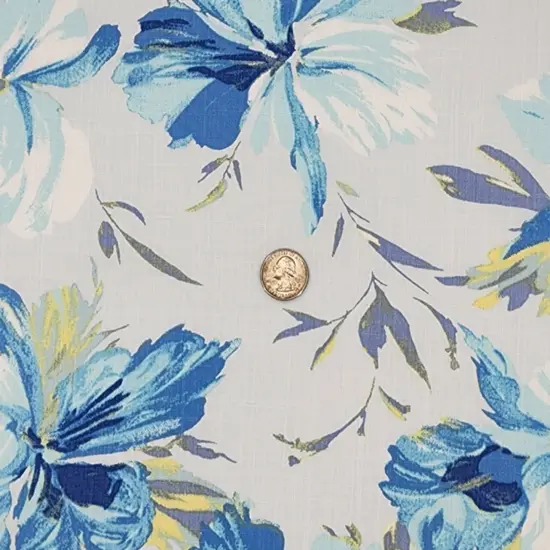 1 Yard Sky Gray Rayon Slub Fabric for Lightweight Apparel Sewing Crafts DIY Clothing 55/56" Width {4}