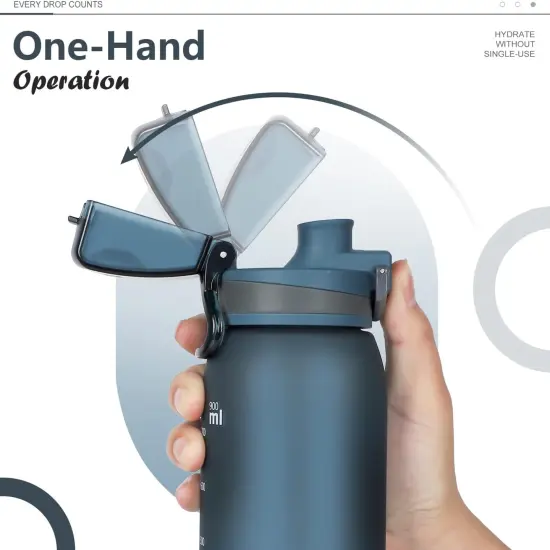 30oz/32oz Sports Water Bottle with Leak Proof Flip Top Lid {5}