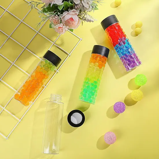 24 Pcs Clear Plastic Bottles Empty Sensory Bottles with Caps {3}