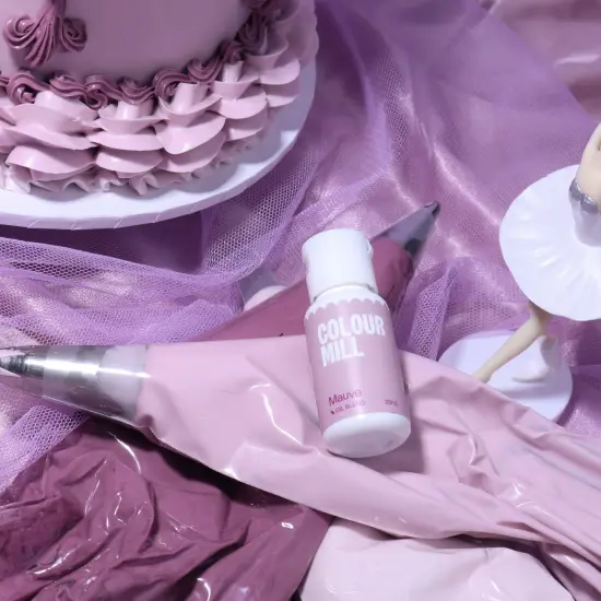 20ml Oil Based Mauve Food Colouring for Buttercream Chocolate Fondant Cake Batter and Baking Use {5}