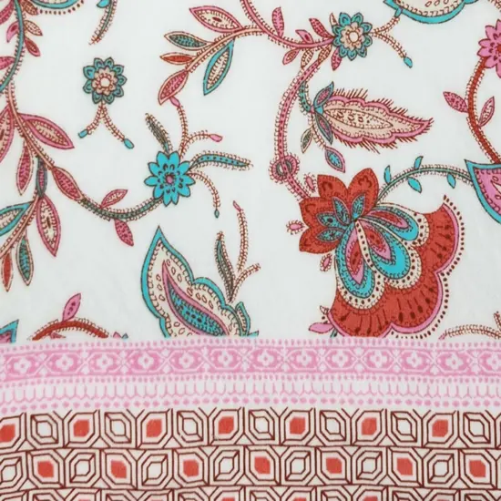 1 Yard Rayon Nylon Poplin Pink 57/58" Width Lightweight & Durable Apparel Fabric for Dresses & Blouses {2}