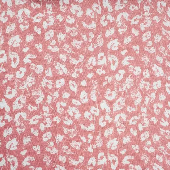 1 Yard Coral Pink Rayon Slub Fabric 55/56" Wide Soft & Breathable Summer Apparel Fabric {3}