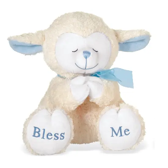 Collections Etc Musical Praying Plush Lamb {2}
