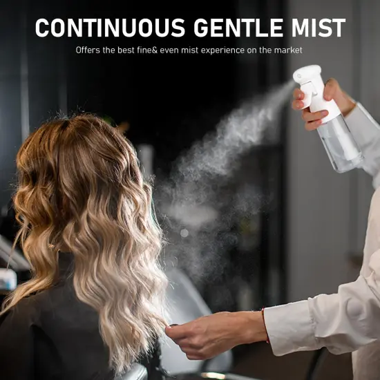 2 Pack 6.8 OZ Empty Spray Bottles - Black and White {3}