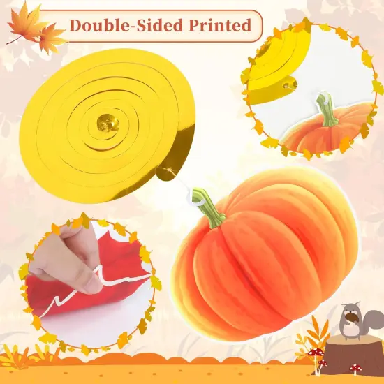 Fall Thanksgiving Day Hanging Decorations, Thanksgiving Pumpkin Maple Leaf {4}