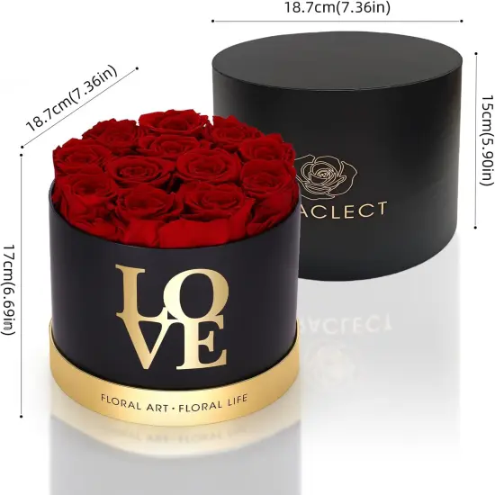 Preserved Flowers for Delivery Prime Gifts (Red) {3}