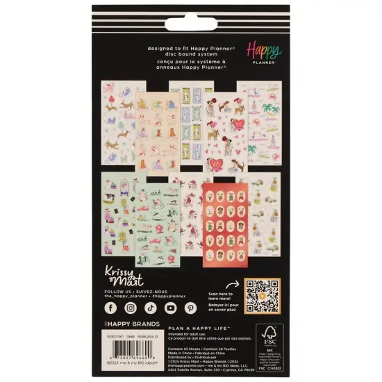 Happy Planner Sticker Value Pack 10/Sheets-Paws-Itive Year {3}